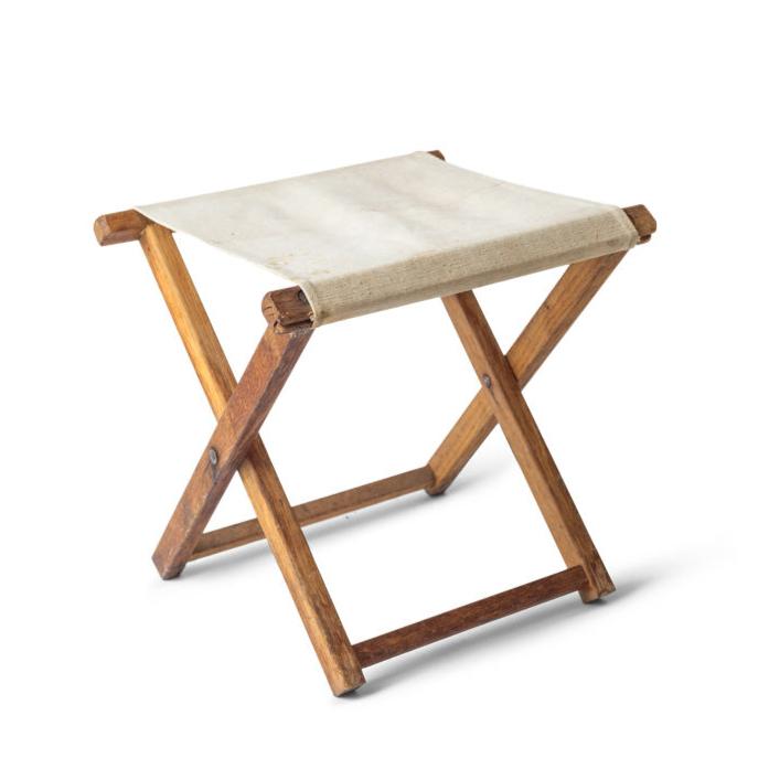 Vintage camp fashion stool