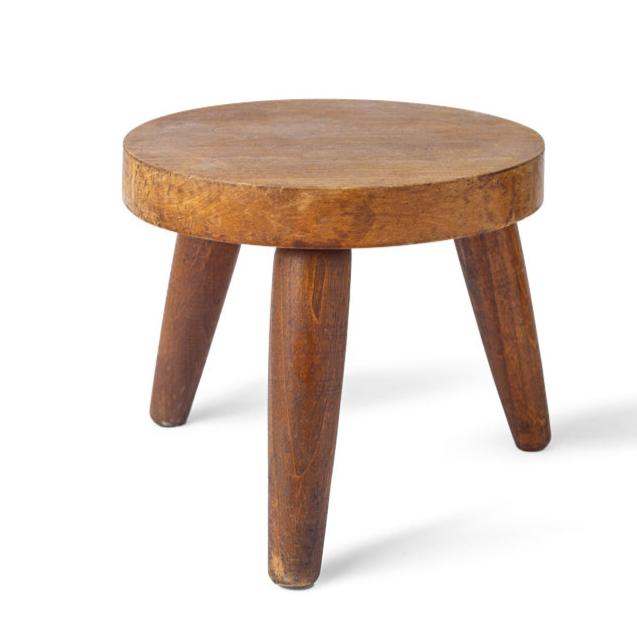 Rustic antique three legged stool