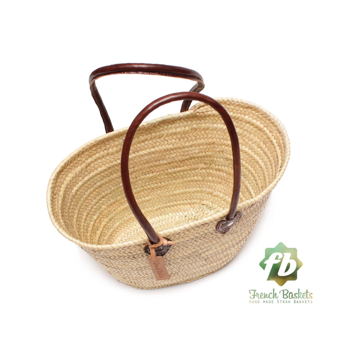 Handmade French Market, Beach, Picnic Straw Bag